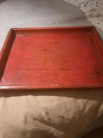 Rood Brocante Dienblad - 44x55cm, Ophalen