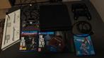 PS4 met 5 games, 3 controllers en cooler, Spelcomputers en Games, Ophalen of Verzenden, Original, Met 3 controllers of meer, Gebruikt