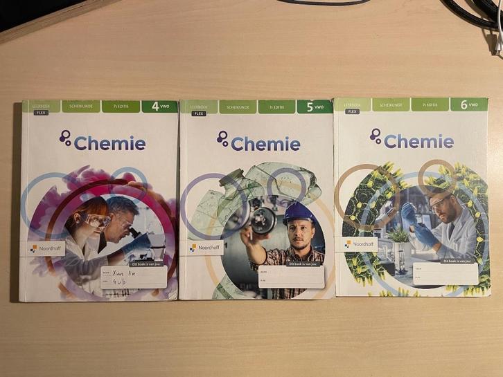 4/5/6 vwo Chemie 7e Editie (ook losse verkoop), Boeken, Schoolboeken, Zo goed als nieuw, Scheikunde, VWO, Ophalen of Verzenden