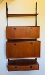 Topform wandkast van teak , Mid Century