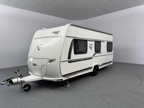 Fendt Saphir 465 TG Cassetteluifel Mover Voortent, Caravans en Kamperen, Caravans, Bedrijf, Rondzit, Fendt, 2 aparte bedden, 4 tot 5 meter