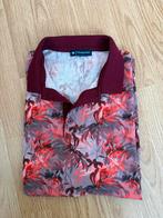 Tom Montana Polo Shirt - Bloemenprint - Maat L, Ophalen of Verzenden, Zo goed als nieuw, Maat 52/54 (L), Rood