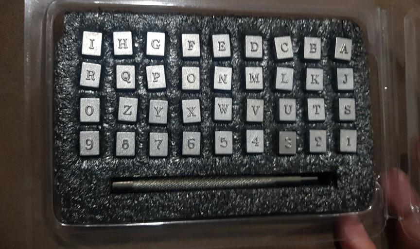 Letters En Cijfers Leerstempels Set / Leer Stempel Alfabet, Hobby en Vrije tijd, Stempelen, Nieuw, Verzenden