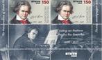 Beethoven uitgegeven in 2020 door Kyrgisistan., Postzegels en Munten, Verzenden, Postfris, Overige thema's