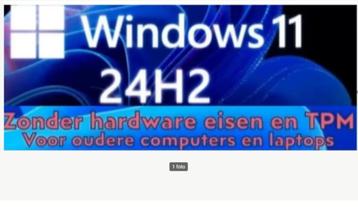 Windows 11 Herinstallatie Voor Oudere Windows 10 Desktop PC beschikbaar voor biedingen