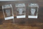 Hologram beeldjes koningshuis, Antiek en Kunst, Antiek | Glas en Kristal, Ophalen of Verzenden
