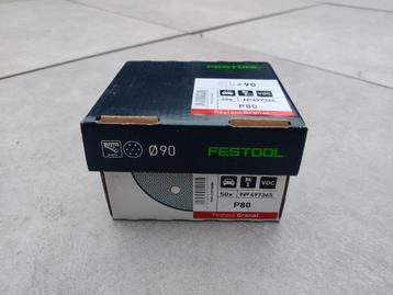 Festool schuurmateriaal/schuurpapier Granat D90 P80 GR/50 beschikbaar voor biedingen