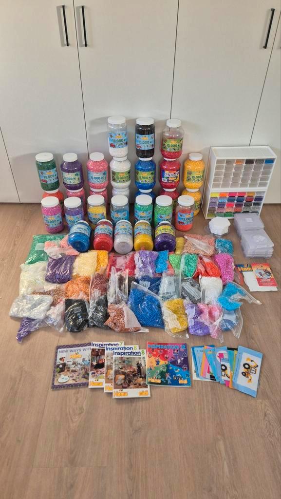 Mega partij Hama strijkkralen!, Hobby en Vrije tijd, Knutselen, Nieuw, Materiaal, Ophalen