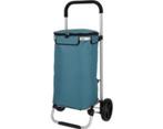 Blokker Boodschappentrolley oceanblauw, 30 cm of meer, Blauw, Minder dan 40 cm, Nieuw