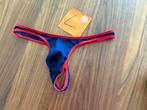 herenstring, string, bulge, maat L, blauw, katoen, Kleding | Heren, Ondergoed, Ophalen of Verzenden, Blauw, Overige typen
