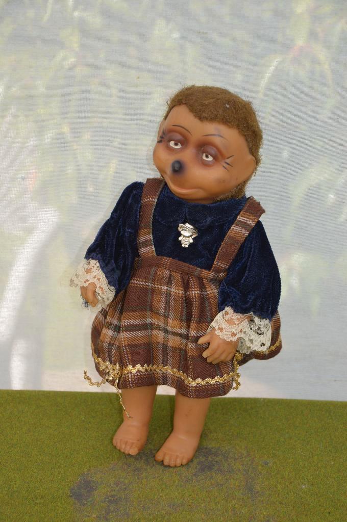 Oude Oost Duitse Mecki egel van rubber uit de jaren 60, Antiek en Kunst, Antiek | Speelgoed, Ophalen of Verzenden