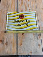 Bacardi Lemon metalen bord, Ophalen of Verzenden, Zo goed als nieuw, Reclamebord, Plaat of Schild, Overige merken