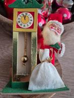 #kerst oude antieke kerstbal kerstmannetje met klokje, Diversen, Kerst, Ophalen of Verzenden