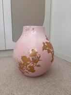 Vintage Ikea vaas Hella, roze met goud, Ikea, Huis en Inrichting, Woonaccessoires | Vazen, Steen, Overige kleuren, Ophalen of Verzenden