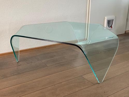 Waterfall salontafel in de stijl van Angelo Cortesi – glas!, Huis en Inrichting, Tafels | Salontafels, Zo goed als nieuw, Minder dan 50 cm
