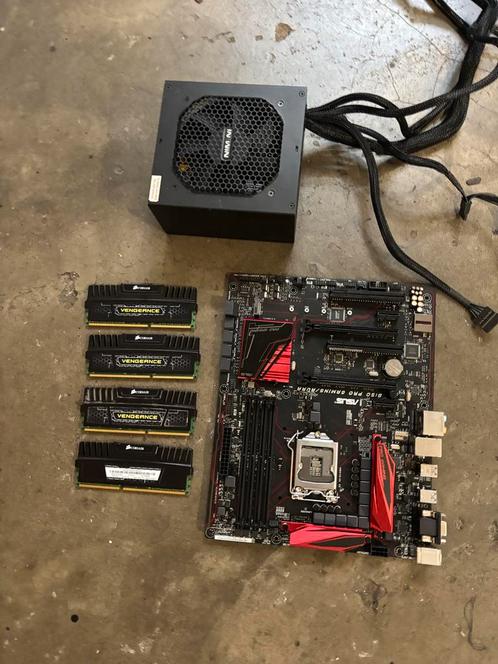 Corsair Vengeance DDR3 RAM + Moederbord & Voeding, Computers en Software, RAM geheugen, Gebruikt, Desktop, 8 GB, DDR3, Ophalen of Verzenden