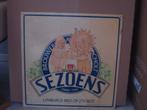 biermerk plaat SEZOENS bieren, Ophalen, Gebruikt, Reclamebord, Plaat of Schild, Overige merken
