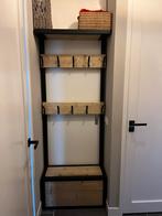 Mooie robuuste kaptok metaal steigerhout, Ophalen, Zo goed als nieuw, Staande kapstok, 150 tot 200 cm