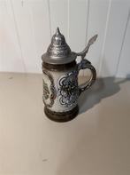 Bierpul met deksel - Vintage King Austria handgemaakt, Verzamelen, Biermerken, Ophalen of Verzenden, Zo goed als nieuw, Pul(len)