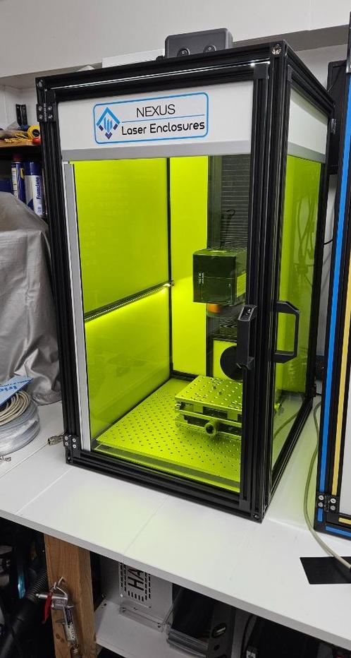 HAOTIAN 2.5D EZCAD3 100W JPT MOPA Fiber laser machine M vers, Hobby en Vrije tijd, Knutselen, Zo goed als nieuw, Gereedschap of Toebehoren