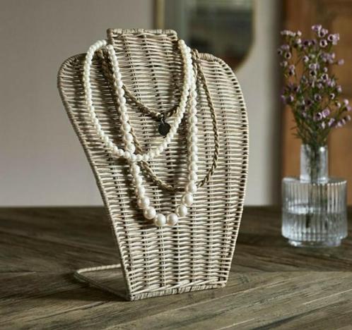 Riviera maison rustic rattan buste / lovely parels, Huis en Inrichting, Woonaccessoires | Overige, Nieuw, Ophalen of Verzenden