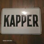 Vintage Reclamebord Kapper, Ophalen of Verzenden