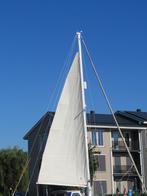 grootzeil VL 980 OL 375 ecru dacron smalle banen, Watersport en Boten, Ophalen, Zo goed als nieuw, Grootzeil, 15 tot 30 m²