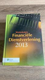 Wetteksten Financiele dienstverlening 2013, Ophalen of Verzenden, Zo goed als nieuw