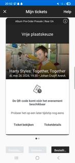 Staanplaatsen 26 mei harry styles, Tickets en Kaartjes, Recreatie | Pretparken en Attractieparken, Twee personen, Ticket of Toegangskaart