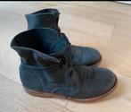 Marsèll korte laarsjes handmade Italy donkerblauw suede, Blauw, Lage of Enkellaarzen, Marsèll, Ophalen of Verzenden