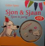 Sjon en Sjaan Sjon is jarig boek plus cd krasvrij NIEUW BOEK, Ophalen of Verzenden, Nieuw