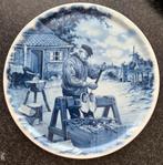 Wand bord blauw wit man klompen Delft blauw, Antiek en Kunst, Antiek | Wandborden en Tegels, Ophalen of Verzenden