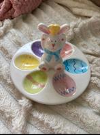 Aardewerk Paaseieren Display met Konijn, Diversen, Pasen, Ophalen of Verzenden, Gebruikt