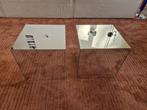 Set mirror cube bijzettafel (spiegelkubus), Ophalen, Minder dan 55 cm, Nieuw, Rechthoekig