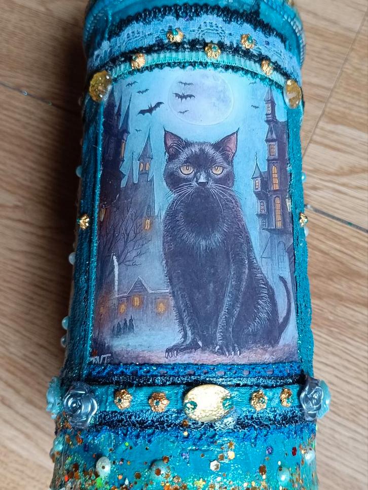 Black Cat - Gothic Art, Huis en Inrichting, Woonaccessoires | Overige, Nieuw, Ophalen of Verzenden