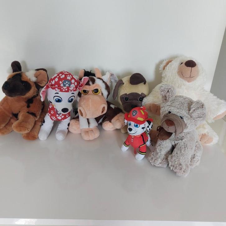 Diverse Knuffels - Leuke Collectie!, Kinderen en Baby's, Speelgoed | Knuffels en Pluche, Zo goed als nieuw, Overige typen, Ophalen of Verzenden