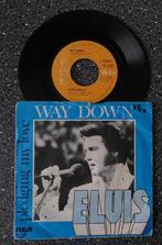 Elvis Presley - way down & pledging my love (vanaf € 2,00), Cd's en Dvd's, Vinyl Singles, Gebruikt, Ophalen of Verzenden
