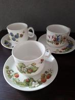 6x kop en schotel Marjolein Bastin, Ophalen, Zo goed als nieuw, Porselein, Kop en/of schotel