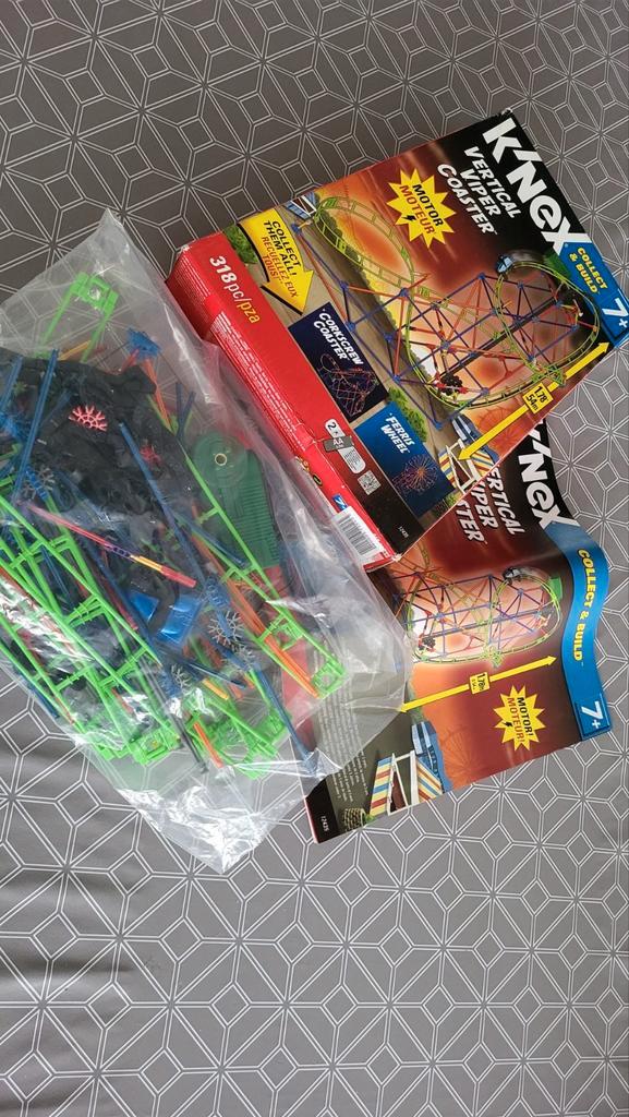 K'NEX Vertical Viper Coaster - Losse Stenen, Kinderen en Baby's, Speelgoed | Duplo en Lego, Zo goed als nieuw, Lego, Losse stenen