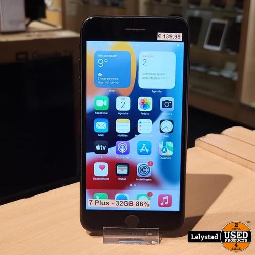 iPhone 7 Plus 32GB Zwart, Telecommunicatie, Mobiele telefoons | Apple iPhone, Zo goed als nieuw