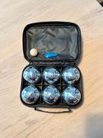 6 Jeu de Boules Ballen / Petanque set in draagtasje, Een of twee spelers, Ophalen of Verzenden, Gebruikt