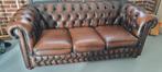 Prachtige Chesterfield bank., Ophalen, Gebruikt, Klassiek, Leer