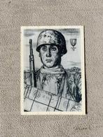 wo2 - Duitse Fallschirmjäger postkaart - Duitse para, Ophalen of Verzenden, Luchtmacht, Duitsland, Foto of Poster