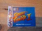 Street Fighter II Game Boy Handleiding USA  - Zgan, Verzenden, Zo goed als nieuw