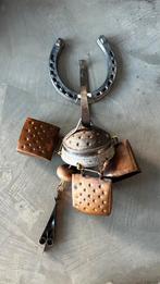 Koe bel hanger / koeienbel uit Absam Tirol met hoefijzer, Ophalen of Verzenden, Zo goed als nieuw