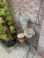 Industrieel ijzeren plantenrek, Tuin en Terras, Tuinwanddecoratie, Ophalen, Gebruikt