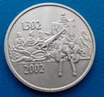 België 2002 penning uit BU set "Gulden sporenslag", Verzenden, Overige materialen, Buitenland