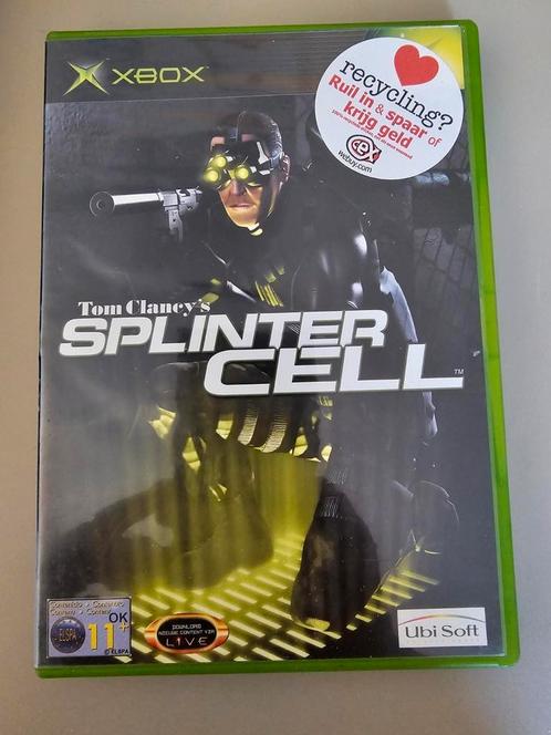 XboX original game Tom Clancy's Splinter Cell 1, Spelcomputers en Games, Games | Xbox Original, Zo goed als nieuw, Shooter, 1 speler