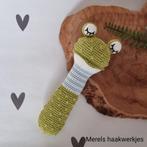 Handgemaakte rammelaar kikker, Ophalen of Verzenden, Nieuw, Kraamcadeau