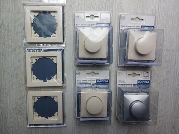 GAMMA Everest elektronische dimmers crème en aluminium beschikbaar voor biedingen